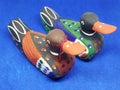 A pair of mandarina duck dolls Royalty Free Stock Photo