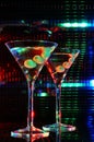 Pair of martini glass Royalty Free Stock Photo