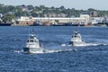 Pair of Massachusetts State Police patrol boats