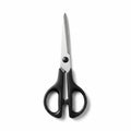 Black Handled Scissors Isolated on White Background Royalty Free Stock Photo