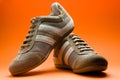 Casual Brown Shoes Royalty Free Stock Photo