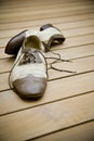 Pair of old dance shoes Royalty Free Stock Photo