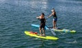 A Pair of Paddle Boarders