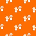 Pair of paintball gloves pattern seamless