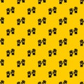 Pair of paintball gloves pattern vector