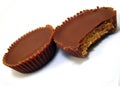 Pair of Peanut Butter Cups Royalty Free Stock Photo