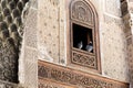 A pair of pigeons at the Bou Inania Madarsa in Fes, Morocco