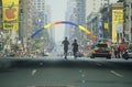 Pair of runners in NY City Marathon