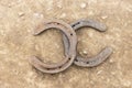 A Pair of Horseshoes Royalty Free Stock Photo