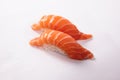 Pair of Salmon Sushi Royalty Free Stock Photo