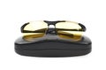 Pair of shade glasses isolated Royalty Free Stock Photo