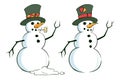 Pair of Snowmen