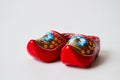 A pair of souvenir clogs from Holland Royalty Free Stock Photo