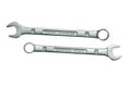 Pair of spanners, isolated Royalty Free Stock Photo
