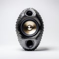 Extravagant Baroque Speaker With Shiny Bumpy Texture