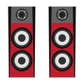 pair of speakers Royalty Free Stock Photo