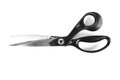 Tailors scissors with a black handle isolated on a white background Royalty Free Stock Photo