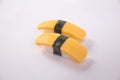 Pair of Tamago (Omellete) Sushi Royalty Free Stock Photo