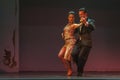 Tango dancers in Buones Aires, Argentina Royalty Free Stock Photo