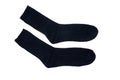 A pair of versatile warm socks on white background. Royalty Free Stock Photo