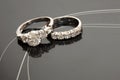 Pair Of Wedding Rings Royalty Free Stock Photo