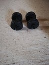 A pair of weights for home workout