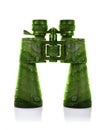 Pair of Wet Green Binoculars