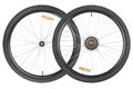 Pair wheels for mountain bike Royalty Free Stock Photo