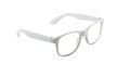 Pair of white eyeglasses