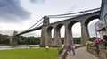 A Pair of Women at the Menai Suspension Bridge