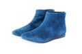 Pair women`s suede boots