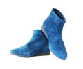 Pair women`s suede boots