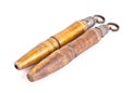 A pair of wooden pegs Nunchaku