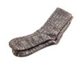A pair of wool socks. Close up. Isolated on a white background Royalty Free Stock Photo
