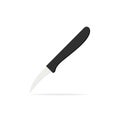 Pairing Knife Image Vector Illustration on White Background Royalty Free Stock Photo