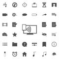 pairing a phone with a computer icon. web icons universal set for web and mobile Royalty Free Stock Photo