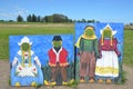 Dutch Characters at Wooden Shoe Tulip Farm