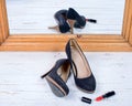 Pairs of nice shoes Royalty Free Stock Photo