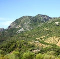 Paisaje de la Sierra de Grazalema, provincia de CÃÂ¡diz AndalucÃÂ­a EspaÃÂ±a Royalty Free Stock Photo