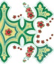 Paisley artwork digital paisley ornament floral design ikat etheric border digital art work border artwork