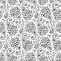 Paisley Beautiful golden seamless background.