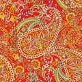 Paisley Damask seamless pattern. Floral vector background.