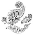 Paisley. Ethnic ornament.