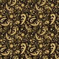 Traditional paisley seamless pattern