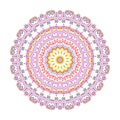 Traditional Ethnic Mandala Pattern Design Geometric Repeat Vector Object Illustration. Flower Style Illustration