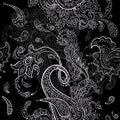 Paisley ornament seamless background