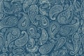 Paisley ornament, seamless pattern for your design