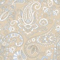 Paisley Ornate damask background. Vector vintage pattern.