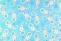 Paisley printed printed paper.