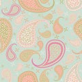 Paisley repeated background for wallpapers, banners and covers